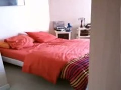 A sexy couple make a voyeur video of their sex life
