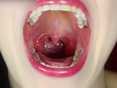 mouth tongue lady