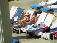 Las Vegas Pool Voyeur - Las Vegas MILF Thong