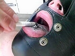 Human Ashtray, human spitoon