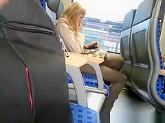 Guy masturbation in train on different occasions