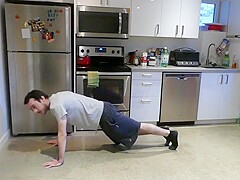 Goddess Allie - Push-up Punishment with Sweaty Ass Sniffing