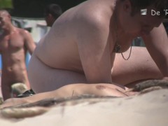 Real nudists provide with the hot beach sex scenes