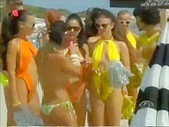 Sexy dolls wearing tight bikinis show off their appetizing curves
