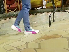 Shoes,socks,feet of very preety teen girl