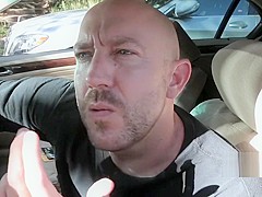 Pale redhead cheerleader Alex Tanner squeezing big dick into tight cunt
