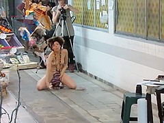 Public nudity as art performance