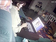 look porno and caught