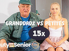 15x Grandpas vs Petite Babe Compilation for BeautyAndTheSenior