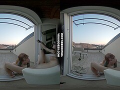 Private Sunset Vacation Dancing And Pussy Licking Miss Pussycat With Cherri