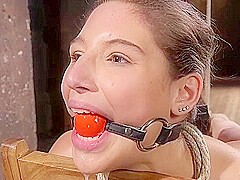 In Masochistic Pain Slut In Bondage, Tormented, And Used For Her Holes - Abella Danger And The Pope