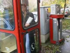 Phone Booth Handjob