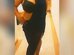 Huge Boobs In Indian Chubby Girlfriend Walks In Slow Motion Sensual Showing Her Huge Cleavage