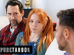 PURE TABOO He Shares His Petite Stepdaughter Madi Collins With A Social Worker To Keep Their Secret