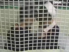 Creampie after hardcore Japanese fucking for a hot nurse