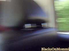 Interracial realtor sucks bigcock POV in trio