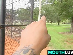 Tonsil twist for hairy Penelope Reed