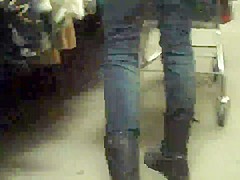 Lazy day trolling for a nice piece of bluejeanbutt
