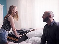 Uncle Neil pounds Laney Grey's teen tight twat