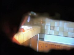 I caught my pretty guest taking the shower in bathroom