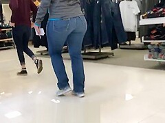 Thick Blond Pawg Milf Christmas Shopping (Busted) edited
