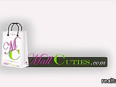 Exceptional czech kitten is tempted in the supermarket and drilled in pov