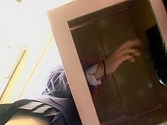Hottest Japanese chick in Crazy Voyeur JAV scene
