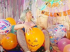 Looner Balloon Play! 50+ Balloons/inflatables Helium Voice Joib2p S2p Hump Suck&fuck Balloonblowjob 
