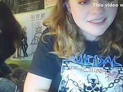 Omegle two friends showing tits and ass