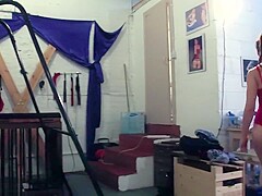 Mistress Pip Caning and Ball Punches Slave