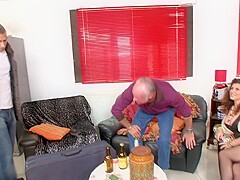 Cum blasting orgy with incredible whores