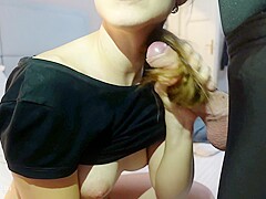 Little Long Hair Brunette Fucked Before And After Shower / Hair Job / Foot Job - Taylor And Lisa