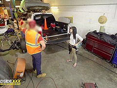 Roadside - Isabel Moon POV blowjob on a truck