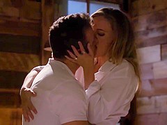 Mona Wales has a romantic love session with her handsome man