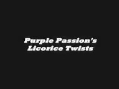Purple Passion's Licorice Twists