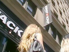 Sexy Blonde Teen Miniskirt
