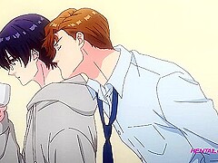 Ass up the submissive moans as thick load spills inside ○ Hentai Anime
