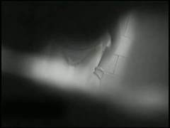 Sexy mature babe with hairy pussy caught in the shower by spy cam