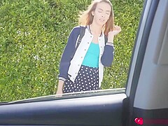 Charity Crawford Rubbing A Large Dick To Satisfy Her Driver