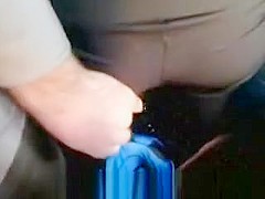 Guy groping woman's ass