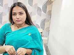 Indian Stepmom Shared Single Bed And Made Stepson Happy