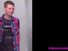 FemaleAgent Skinny stud meets experienced naughty MILF