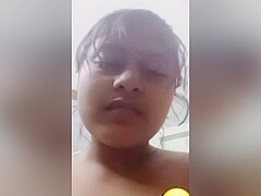 Today Exclusive- Cute Bangla Girl Shows Her Wet Pussy