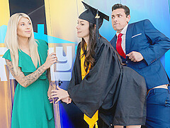 Graduation Day Cuckquean With Ryan Driller And Selena Love