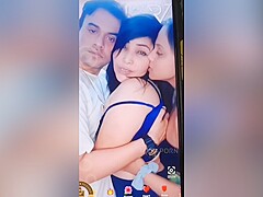 Threesome Super Hot Live Show With Rajsi Verma