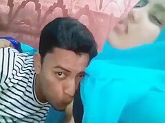 Bangladeshi College Lover Sucks On Her Boobs