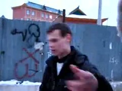stud flashes his dick in public