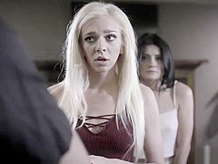 Tiffany Watson And Adria Rae Sucking Off