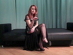 A Mesmerizing Dangling With Pendulum And High Heels