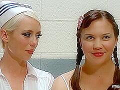 Lorelei Lee And Kiki Koi - 18 Year Old Candy Striper Used And Abused By Sadistic Lesbian Nurse In Gy